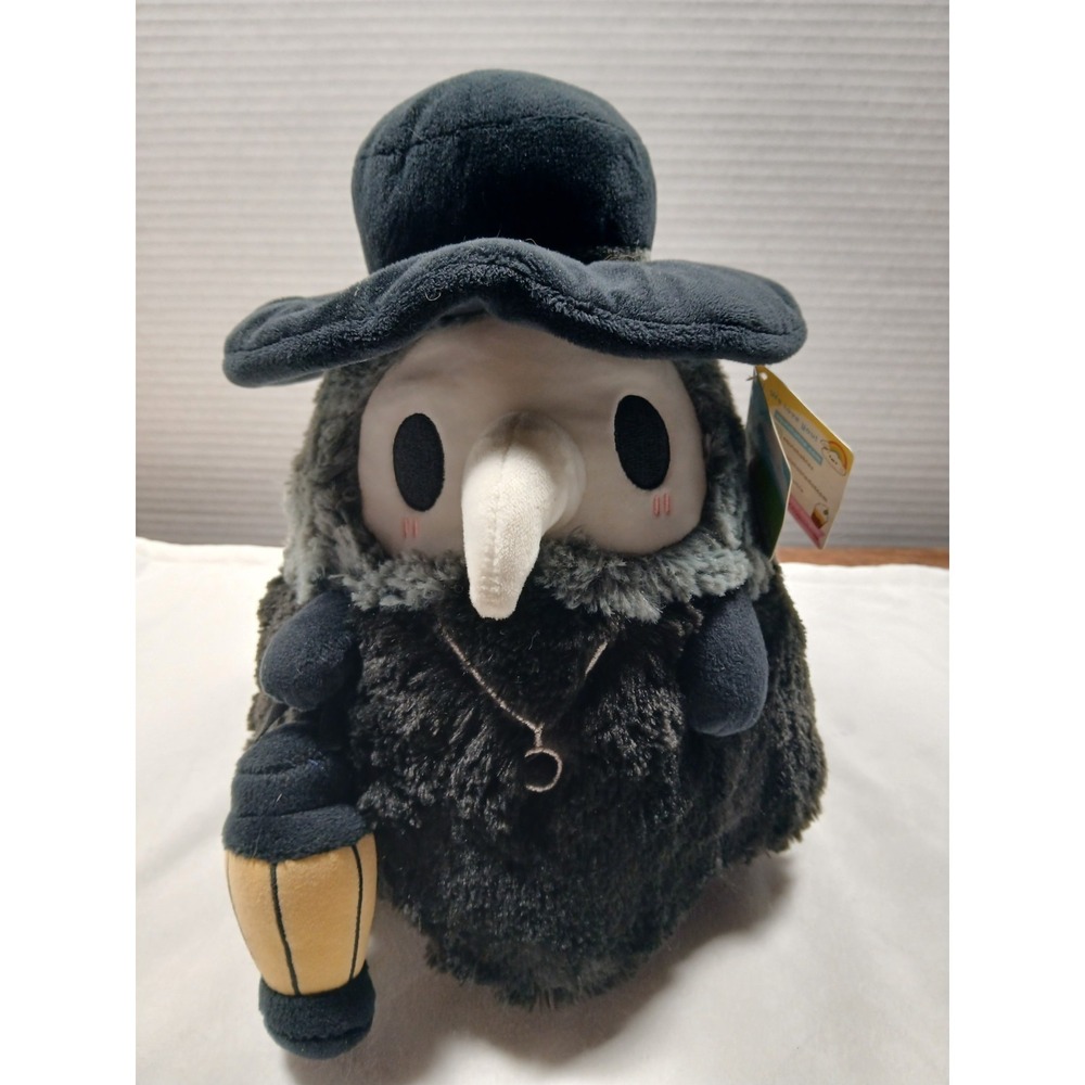 Squishable‎ Mini 12" Plague Doctor Plush with Glow In Dark Lantern NWT